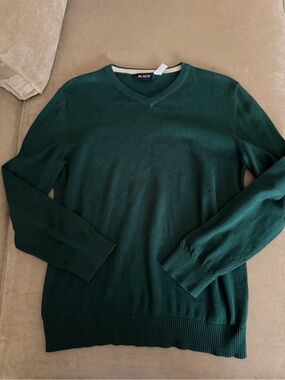 The Children's Place Dark Green V-Neck Sweater